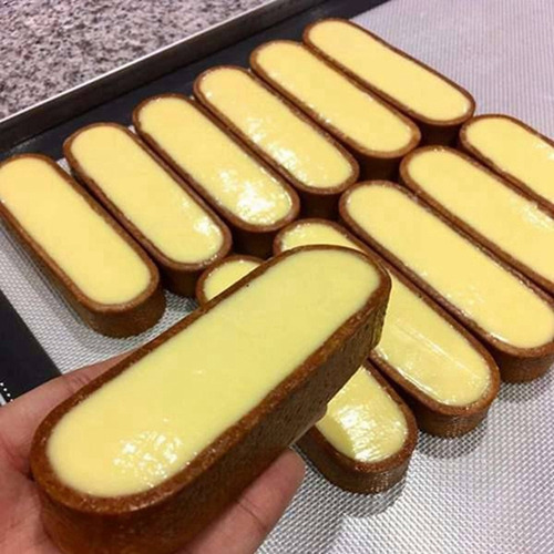 Moldes Perforados Para Hornear Tartaletas Ovaladas, 15 Unida