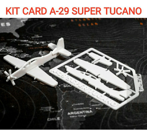 Arquivos Stl * Kit Card A-29 Super Tucano Impressão 3d