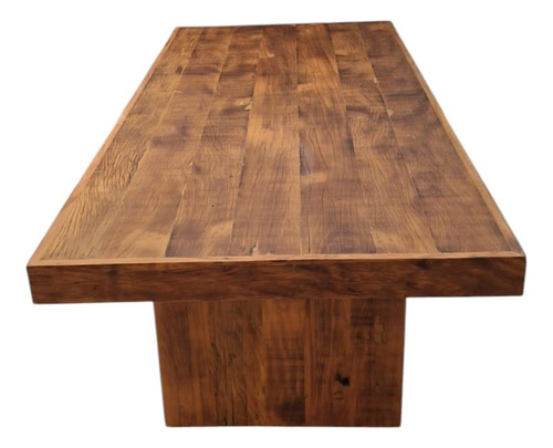 Mesa De Madeira Peroba Rosa 1.40 Mt X 80 Alt X 80 Largura Natural Peroba Rosa Rústica Natural Peroba Rosa Rústica
