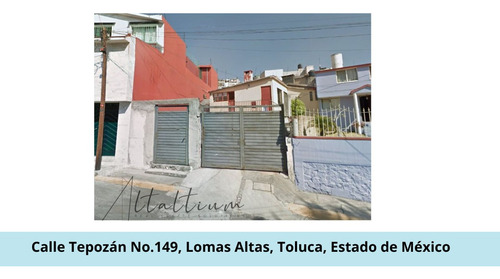 Se Vende Casa En Calle Tepozán No. 149, Lomas Altas, Toluca, Estado De México. Pds31-di