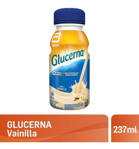 Glucerna Liquido 237ml Multivitamínico Vainilla Abbott x 24 pacotes