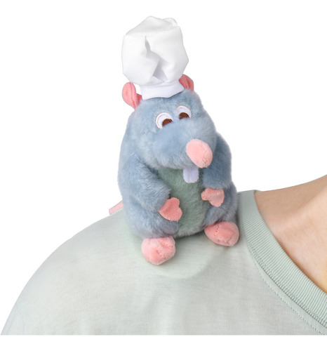 Rato Brinquedo De Pelúcia Ombro Equitação Ímã Brinquedo Remy