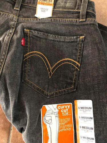 Jean Levis 528 Mujer Skinny Curvy Cut Nuevo Con Etiquetas