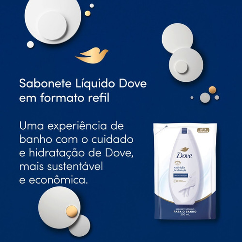 Sabonete Liquído Nutrição Profunda Refil 200ml Dove