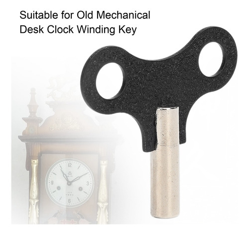 . Reloj De Pared De Acero Con Llave De Cuerda De 10 Piezas,