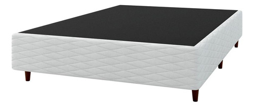 Base Cama Box para Colchão Casal 138x188cm Larissa Branco Umaflex