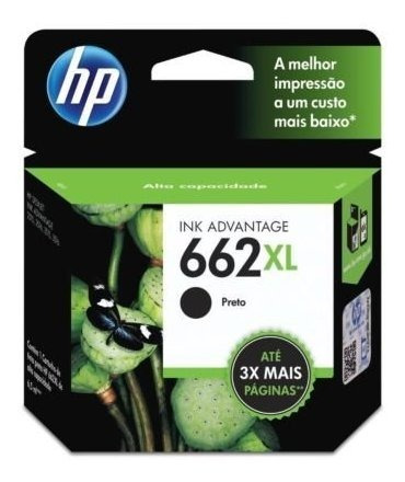 Cartucho Hp 662xl Preto Cz105ab
