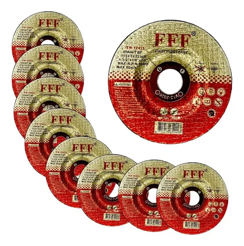 Set 20 Disco Corte Metal 115x3x22mm Discos Para Corte 4 1/2