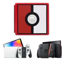 Comprar Nintendo Switch Oled Porta Cartuchos 12 Juegos Pika Pokebóla