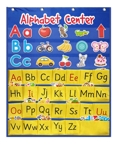 Centro De Actividades Alphabet Pocket Card,