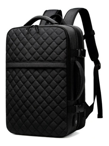 Bolsa Mochila Pasta Masculina Notebook Viagem Expansível Usb