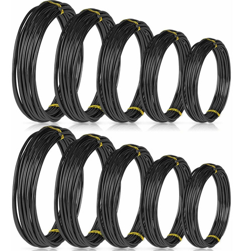 10 Rollo Cable Bonsai Aluminio Anodizado Para 5 Tamaño