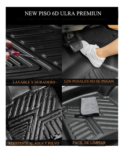 Protector Cubre Piso 6d Tpe Mitsubishi Xpander 2018-2024+