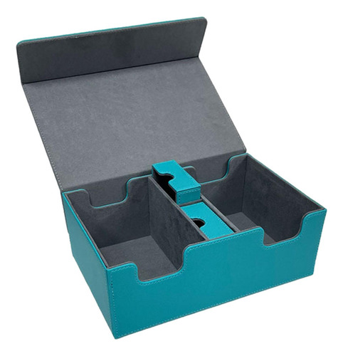 Caja De Baraja De Cartas, Caja De Naipes Con Azul Claro