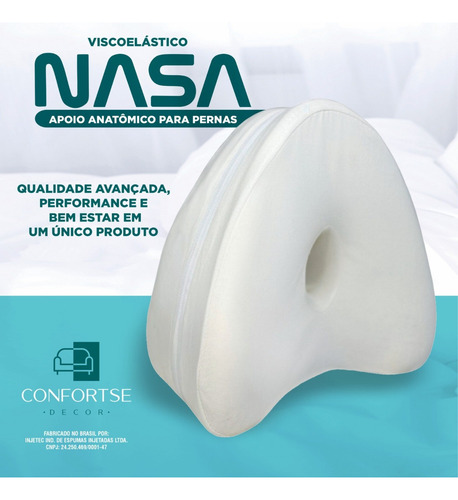 Kit 2 Almofadas Ortopédicas Para Dormir Tranquilo Branco