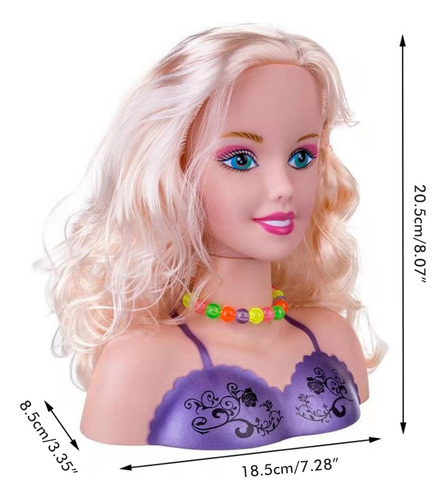 Cabezales De Peluquería Con Diseño De Maquillaje, 17 Unidade