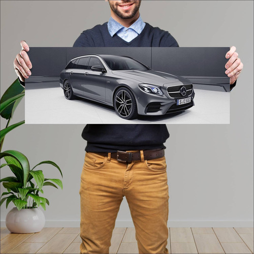 Cuadro 30x80cm Auto 2018 Mercedes Amg E 53 Estat 956