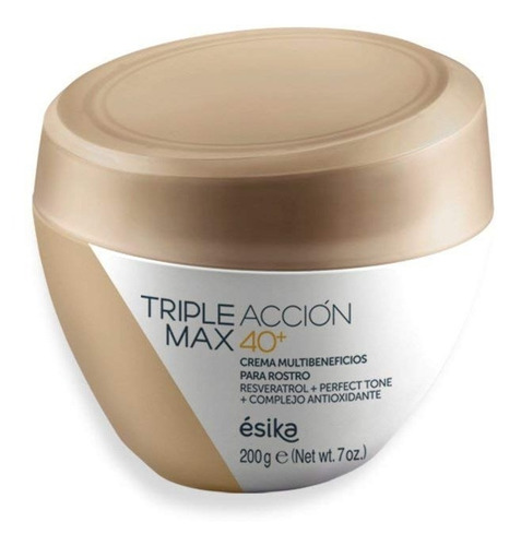 Crema Multibeneficios Triple Accion Max 40+ Años Esika 120g