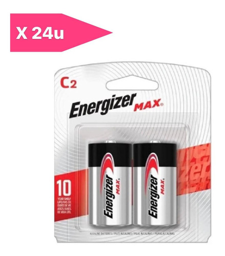 Pila C Energizer X 24u - Max E93 Alcalina -blister -mediana