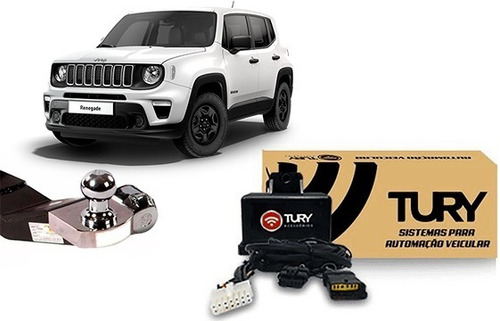 Módulo Elétrico Engate Reboque Tury Jeep Renegade Com Engate