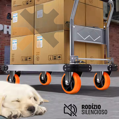 Kit 4 Rodas Rodinhas Rodízio Reforçada 100mm 4 Polegadas Giratória Com Trava - Líder Rodízios