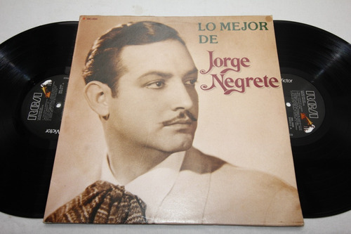 Vinilo Doble Lo Mejor De Jorge Negrete 1987 México Ranchera