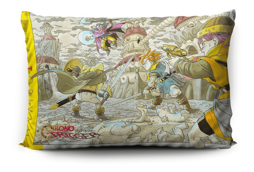 Imagen 2 de 5 de Funda De Almohada Chrono Trigger 70x45cm Vudú Love