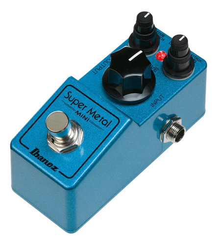 Ibanez Pedal Mini Para Guitarra Super Metal Smmini Color Azul