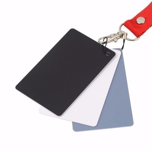 Cartão Cinza Balanço Branco 3 Em1 18% Grey Card White Balan