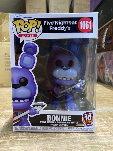 Bonnie 1061 Five Nights At Freddys 10th Aniversary Funko Pop