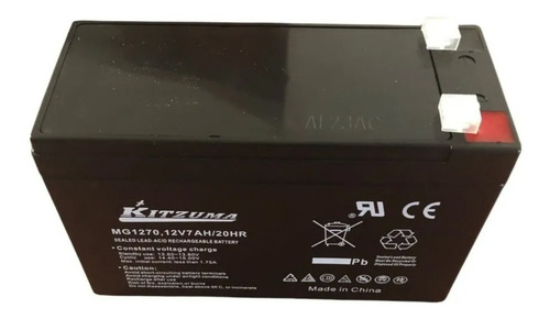 Imagen 3 de 8 de Bateria Alarma 12v 7ah 7a Recargable Ups Leds Garantia 1 Año