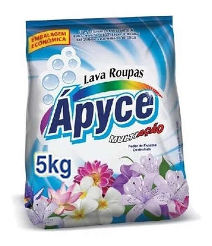 Imagem 2 de 2 de Sabão Em Pó Ápyce Multiação 5 Kg -roupas Brancas E Coloridas