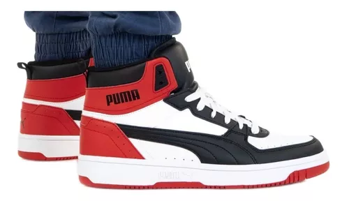 Puma Rebound Blanco-rojo-negro Caballero