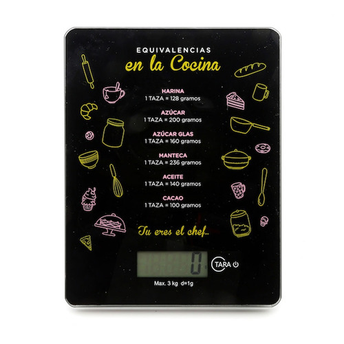 Imagen 1 de 7 de Balanza Electronica Digital De Cocina Alta Precision 1g 3 Kg
