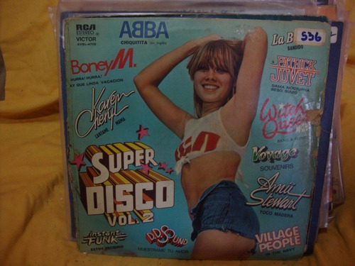 Vinilo Super Disco Volumen 2 Boney M Instant Funk Cp1