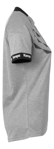 Remera Kempa Oficial Gris Wave Mujer