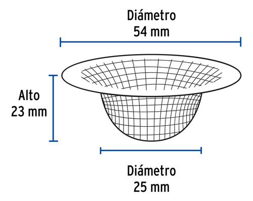 Canastilla-malla Para Lavabo Foset 45305