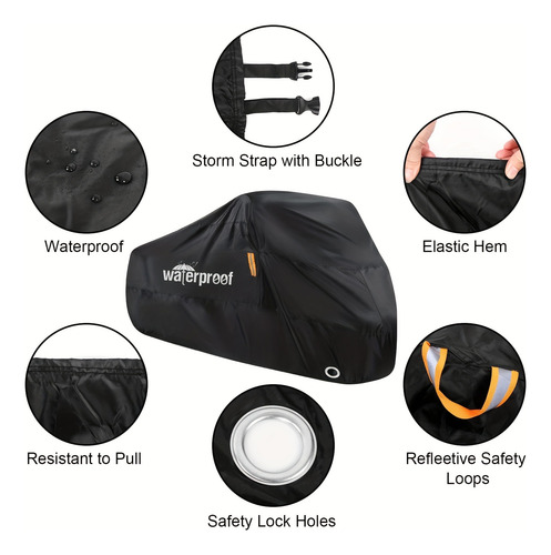 1 Funda Impermeable For Bicicleta For 1 O 2 Bicicletas.