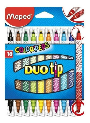 Marcadores Colorpeps Duo Tip X10 (20 Colores) Maped