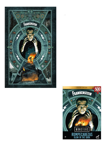 Rompecabezas Edición Limitada Monstruos Frankenstein 500 Pzs