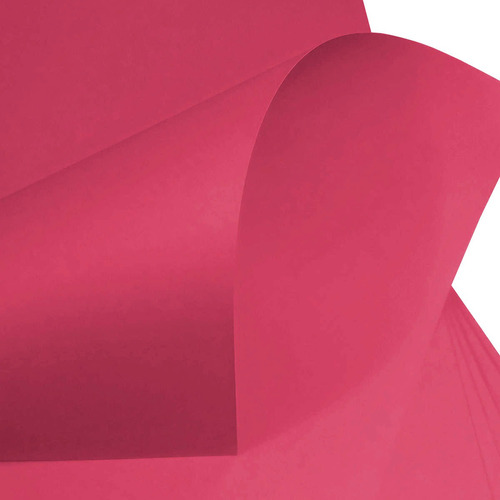 Papel Offset Vermelho 180g A4 Opaline Massa Colorida 50 Fls