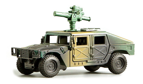 Miniatura Carrinho Fricção Militar Jeep Hammer Exército