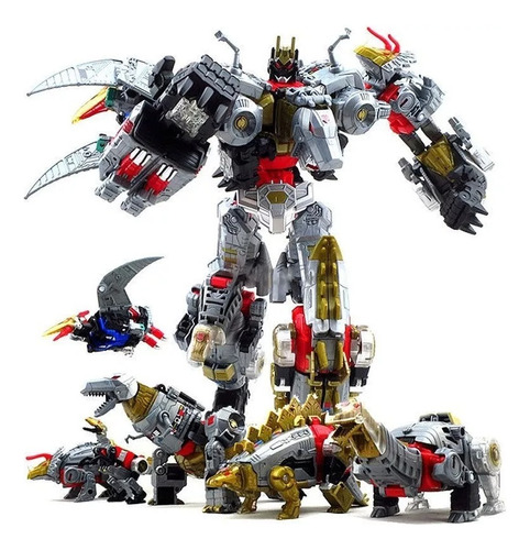 Transformers Dinobot Combiner Dino King 5 En 1 38cm En Caja 