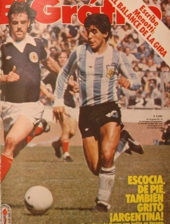 El Grafico 3113 Maradona En La Selección Argentina Escocia