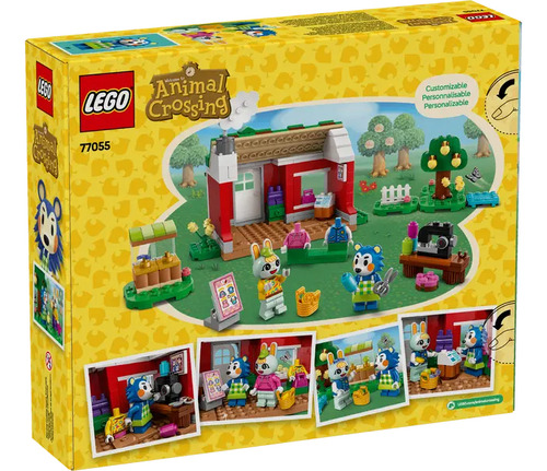 Kit de construcción Lego Animal Crossing Tienda de ropa de las Hermanas Manitas 77055