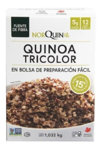 Quinoa Tricolor En Bolsa Fácil Prep Norquin 1.032kg