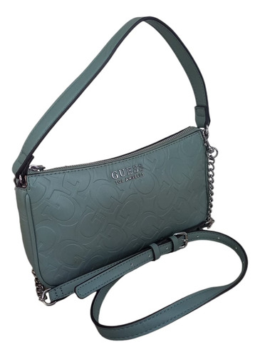 Bolsa Guess Original Mod: Rr801670 Med:24x14x5 Cm Verde