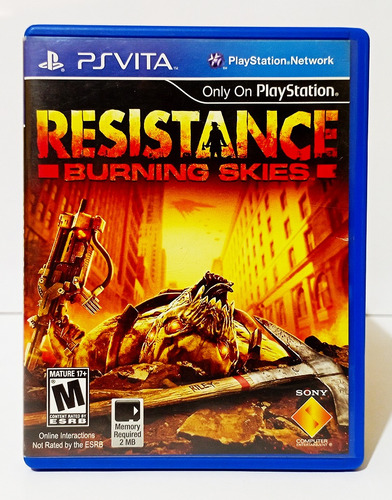 Resistance: Burning Skies Juego Ps Vita Físico