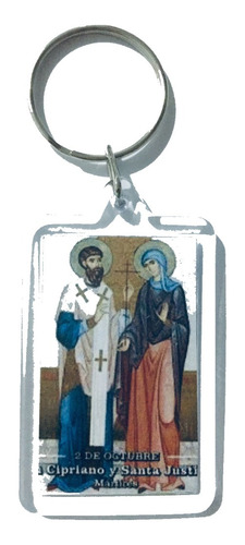 42 Piezas Llavero De San Cipriano Y Santa Justina (la69)