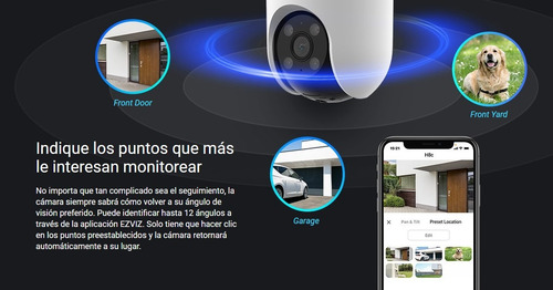 Cámara 360º Wifi Ezviz H8c Con Seguimiento